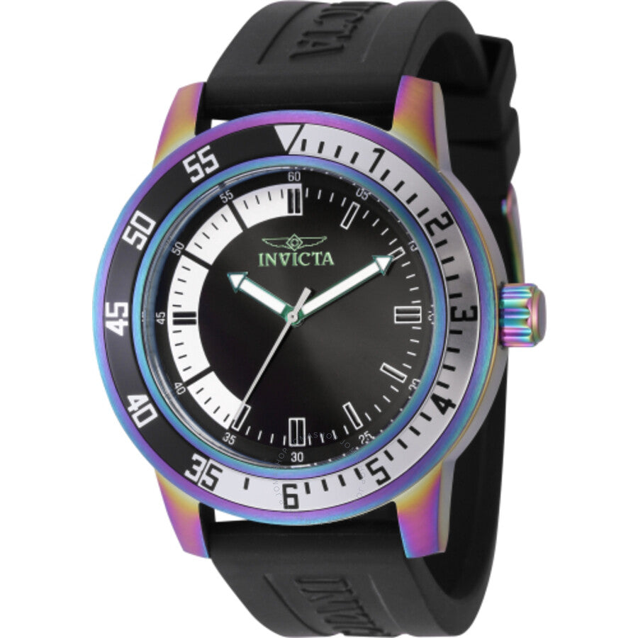 Invicta Specialty Quartz Black Dial Men's Watch 37011 - The Watches Men & Co