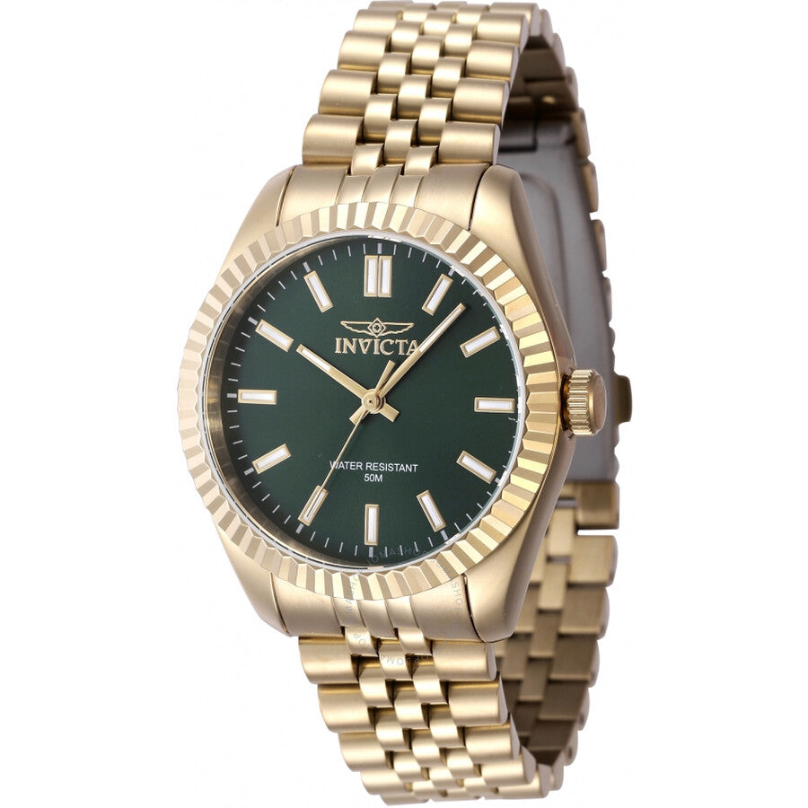 Invicta Specialty Quartz Green Dial Ladies Watch 47505 - The Watches Men & Co
