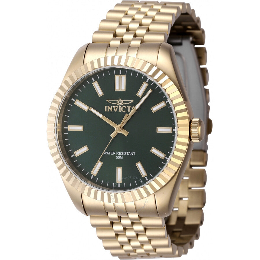 Invicta Specialty Quartz Green Dial Men's Watch 47489 - The Watches Men & Co