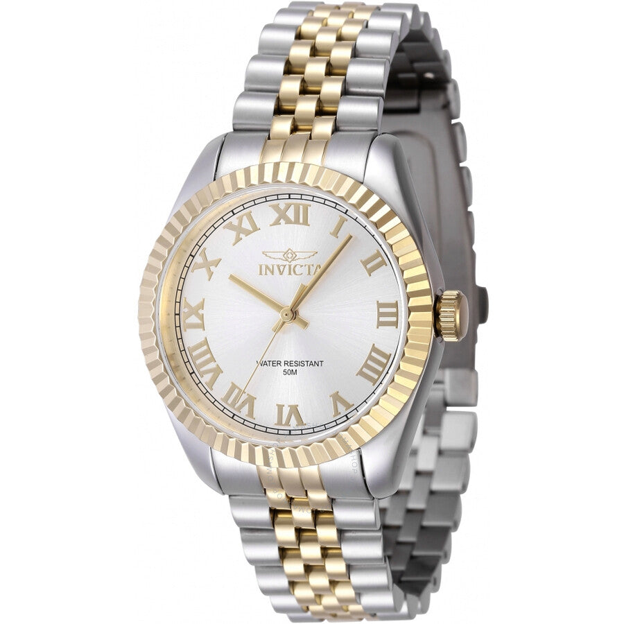 Invicta Specialty Quartz Silver Dial Ladies Watch 47414 - The Watches Men & Co