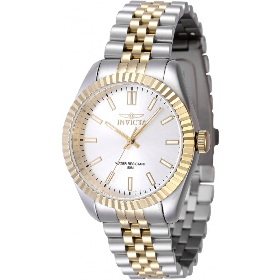 Invicta Specialty Quartz Silver Dial Ladies Watch 47500 - The Watches Men & Co