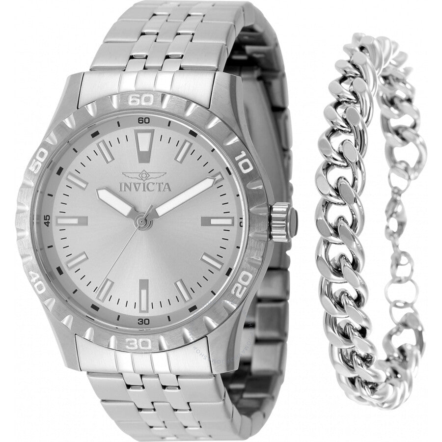 Invicta Specialty Quartz Silver Dial Men's Watch 48279 - The Watches Men & Co