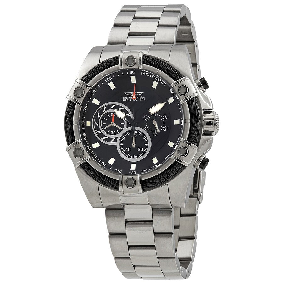 Invicta Speedway Black Dial Chronograph Men's Watch 25512