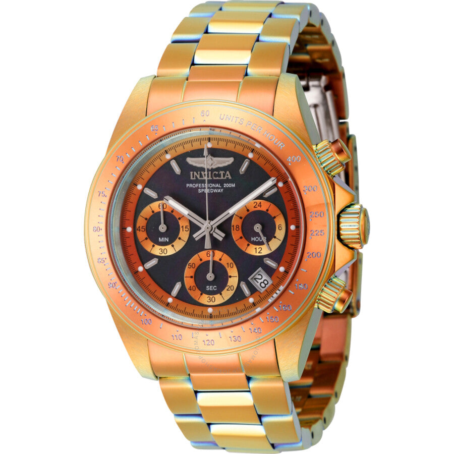 Invicta Speedway Chronograph Quartz Black Dial Men's Watch 45850 - The Watches Men & Co
