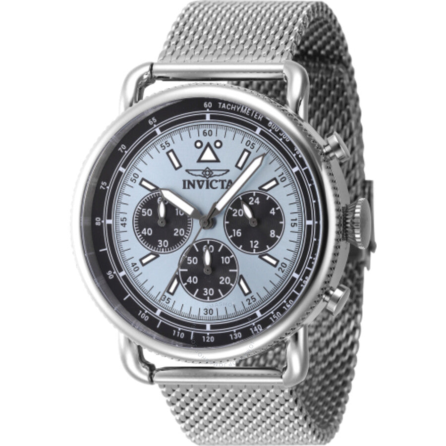 Invicta Speedway Zager Exclusive Chronograph Quartz Blue Dial Men's Watch 47359 - The Watches Men & Co