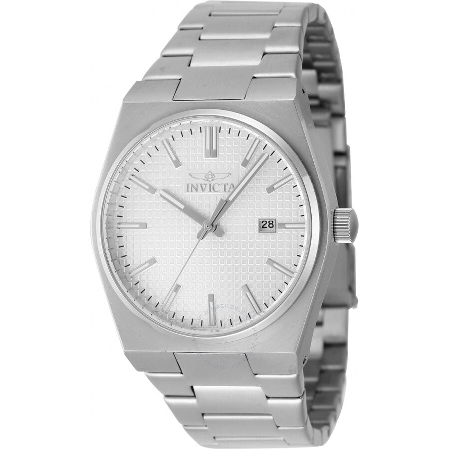 Invicta Speedway Zager Exclusive Quartz Silver Dial Men's Watch 48393 - The Watches Men & Co