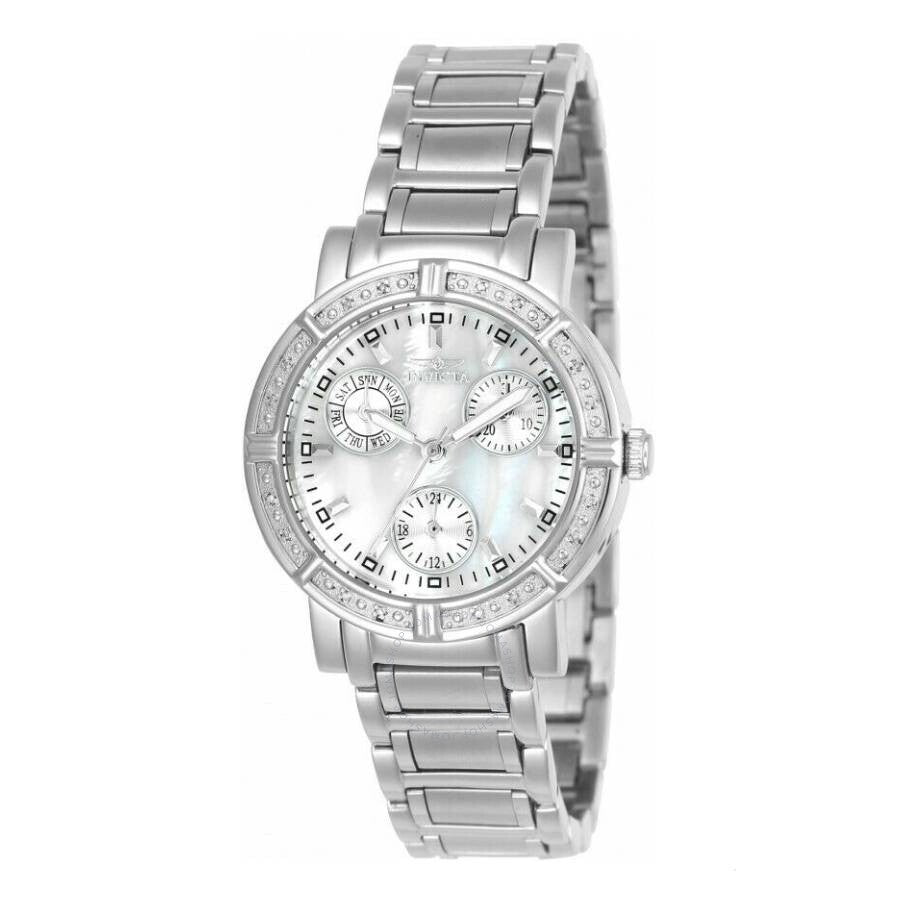 Invicta Wildflower Chronograph Limited Edition Diamond Mother of Pearl Dial Ladies Watch 4718 - The Watches Men & Co