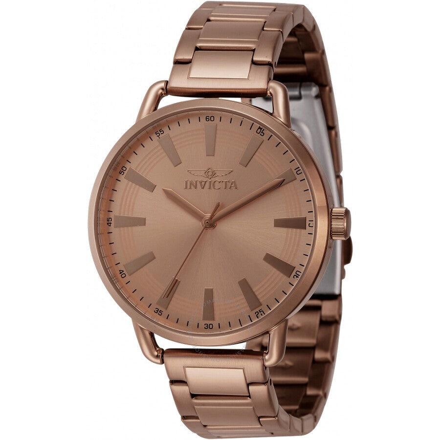 Invicta Wildflower Quartz Brown Dial Ladies Watch 46336 - The Watches Men & Co