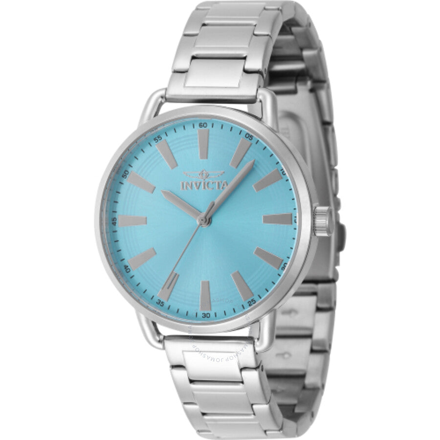 Invicta Wildflower Quartz Light Blue Dial Ladies Watch 47321 - The Watches Men & Co