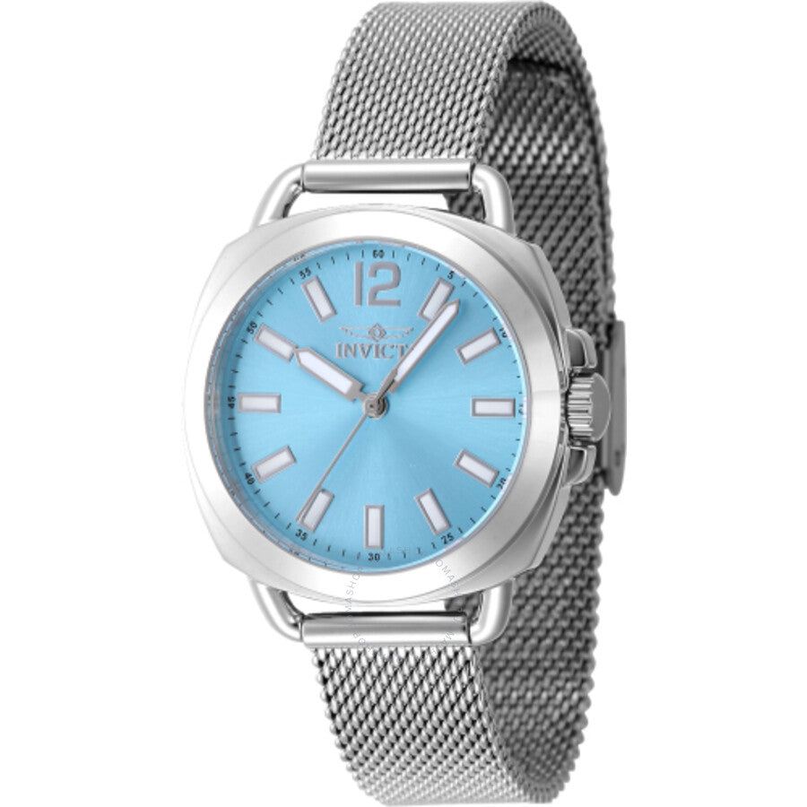 Invicta Wildflower Quartz Light Blue Dial Ladies Watch 47323 - The Watches Men & Co