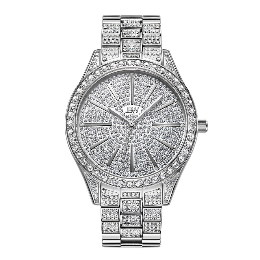 JBW Cristal 0.12 ctw Diamond Stainless Steel Ladies Watch J6346C - The Watches Men & Co