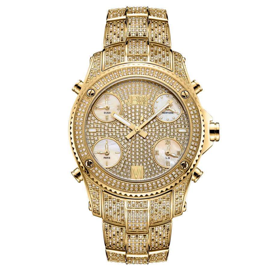 JBW Platinum Series Gold-tone Dial Men's Watch PS550A - The Watches Men & Co
