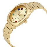 Reloj Marc Jacobs Mandy con esfera dorada para mujer MJ3549