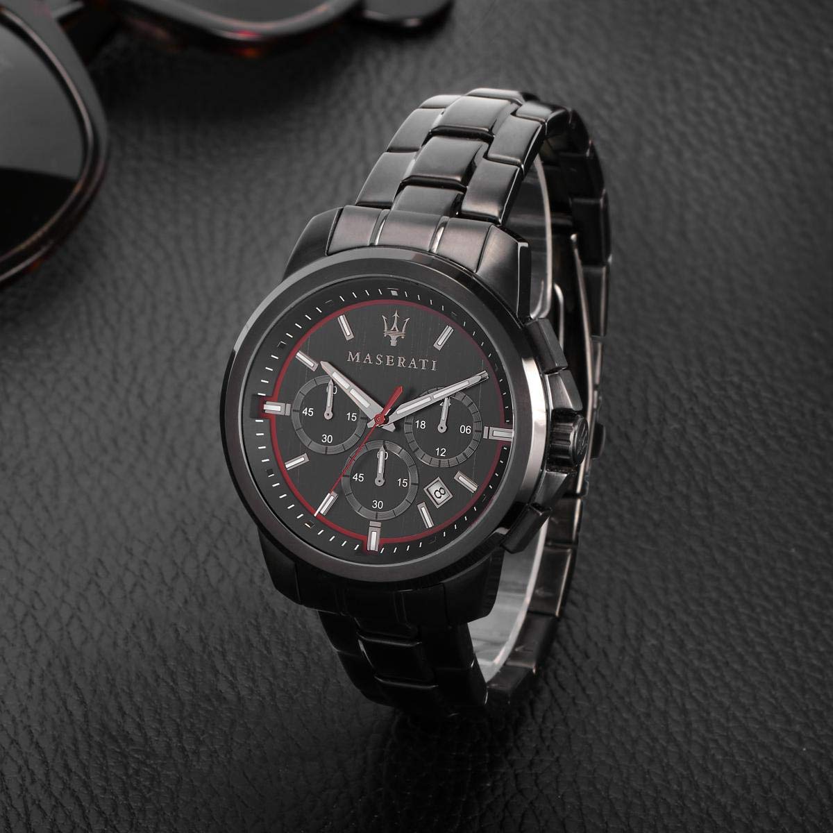 Maserati Reloj analógico para hombre con esfera negra R8873621014