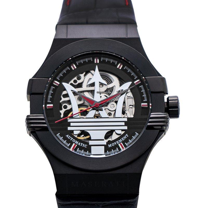 Reloj Maserati Automático Esfera Negra Acero Inoxidable Hombre R8821108008