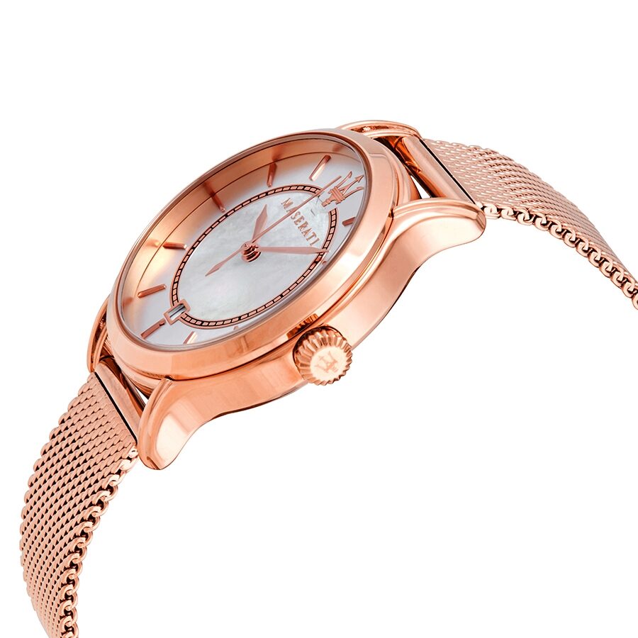 Maserati Epoca Quartz Silver Mother of Pearl Ladies Watch R8853118506