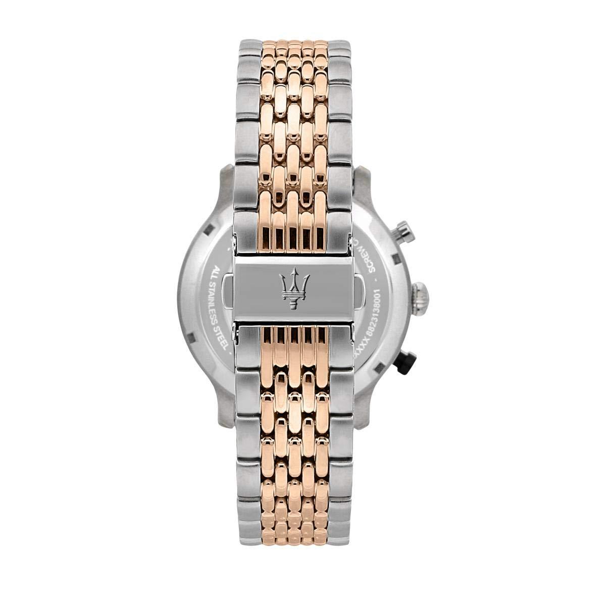 Maserati Legend 42 mm Cronógrafo Marfil Dial Reloj para hombre R8873638002