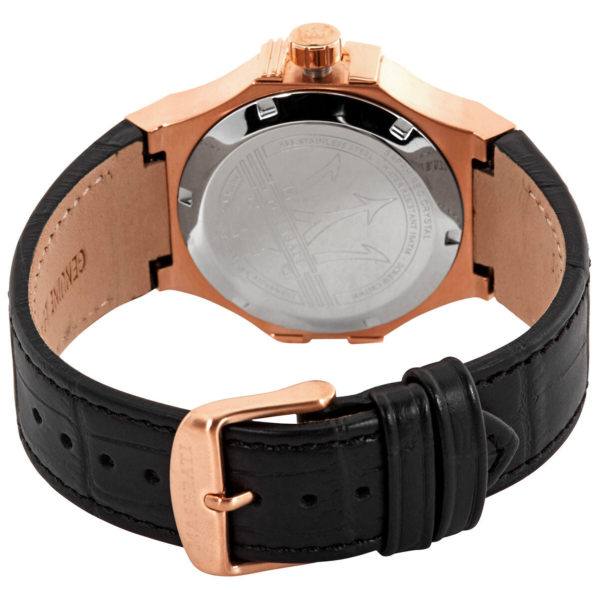 Reloj Maserati Potenza Automático Negro Esqueleto Dial Hombre R8821108039