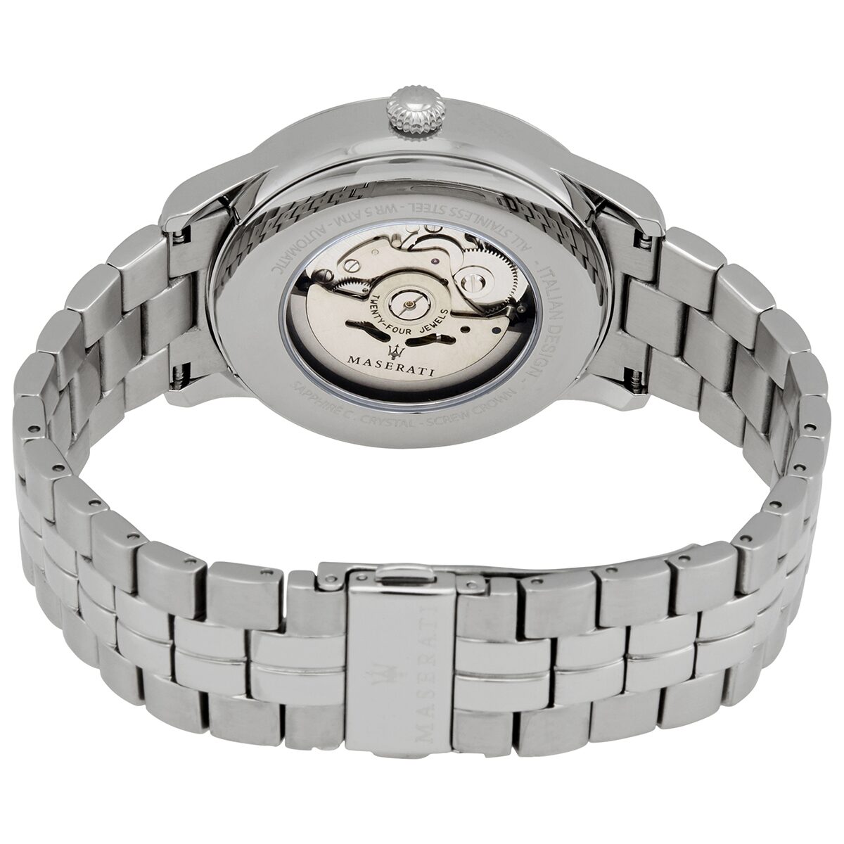 Reloj Maserati Ricordo Automático Gris Esqueleto Dial Hombre R8823133005