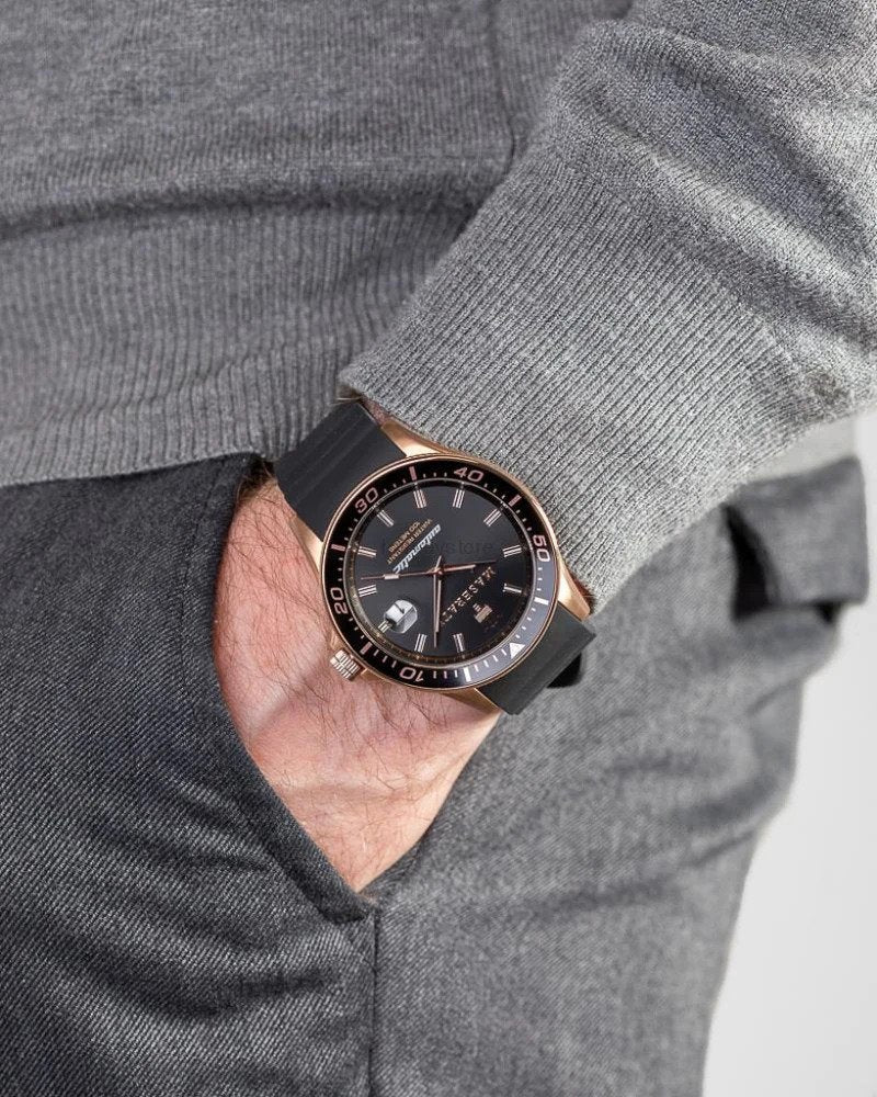 Reloj Maserati Sfida Automático Esfera Negra Hombre R8821140001