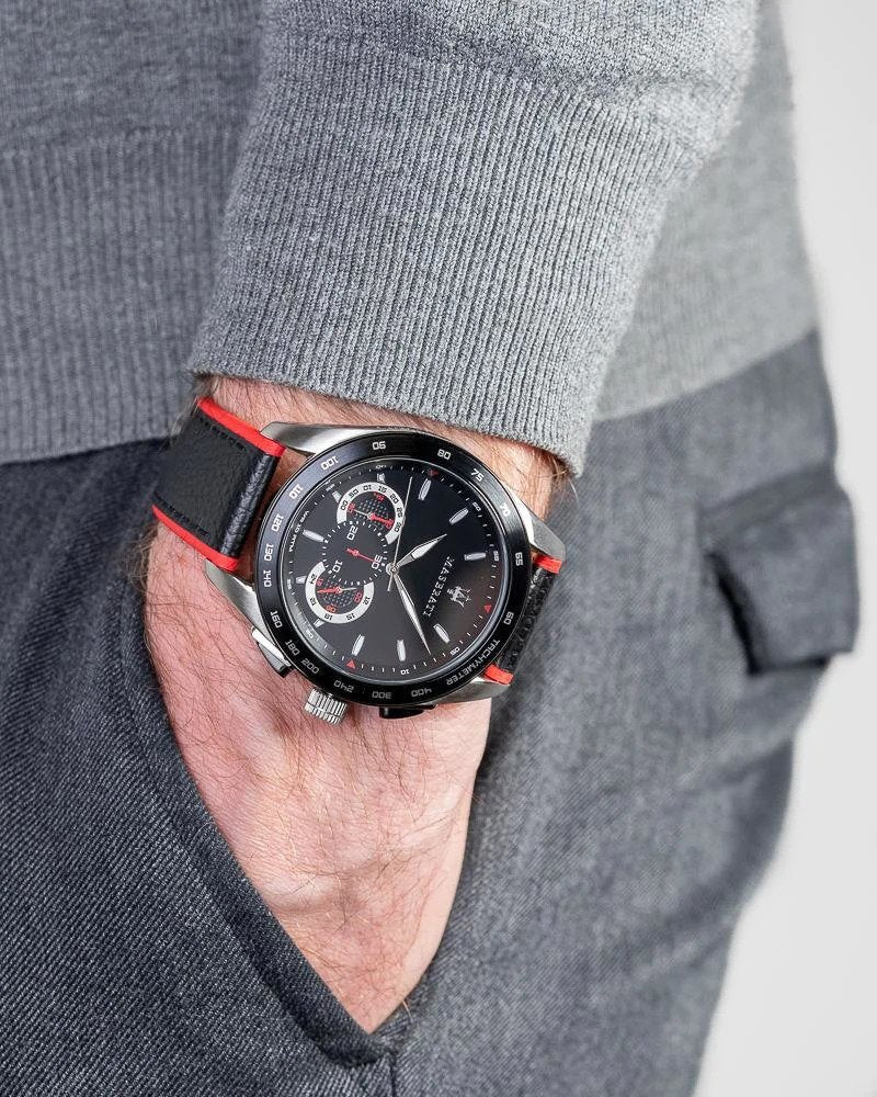 Reloj Maserati Traguardo Cronógrafo Cuarzo Esfera Negra Hombre R8871612028