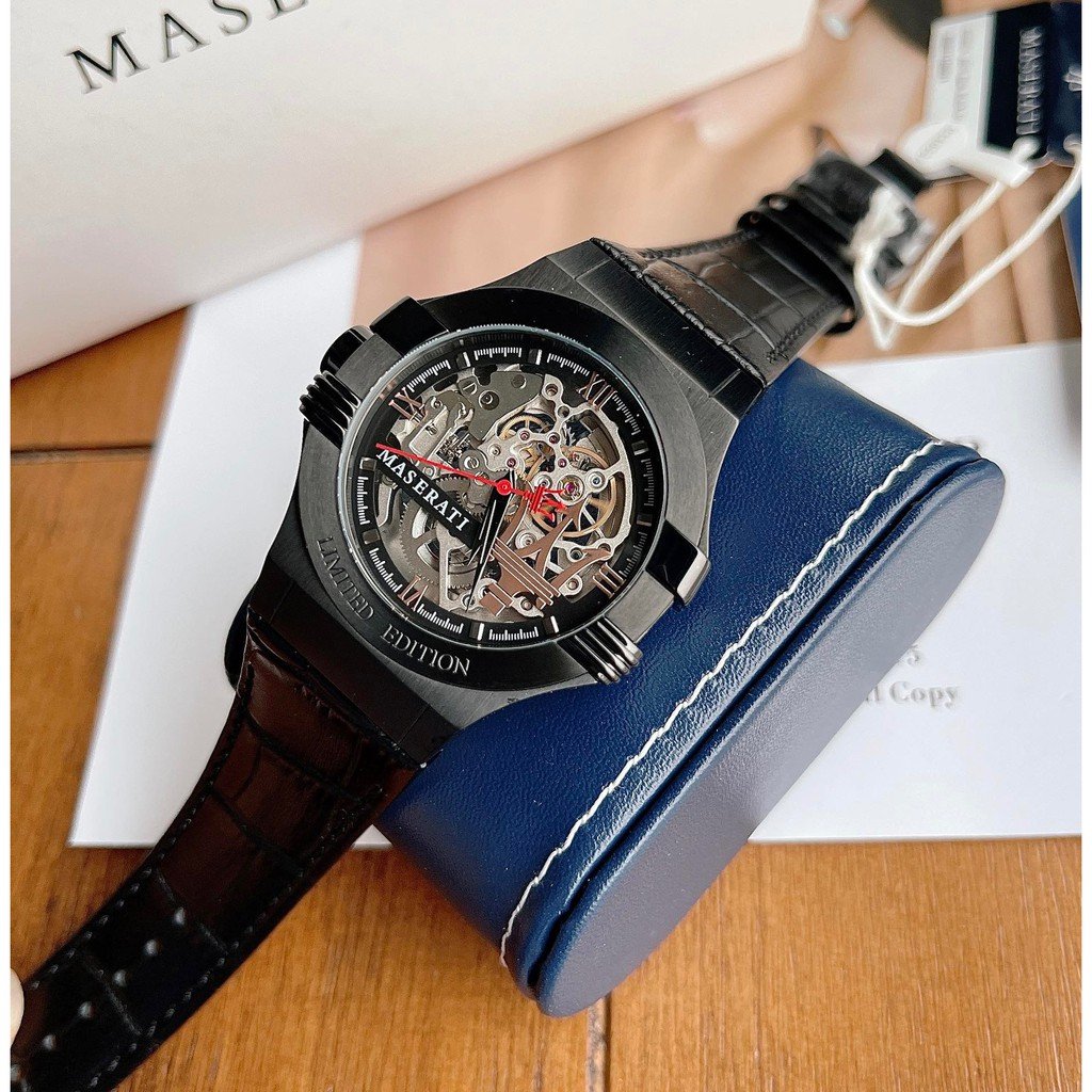 Maserati Watch Automatic Skeleton Men's Watch R8821108021 - The Watches Men & CO #4