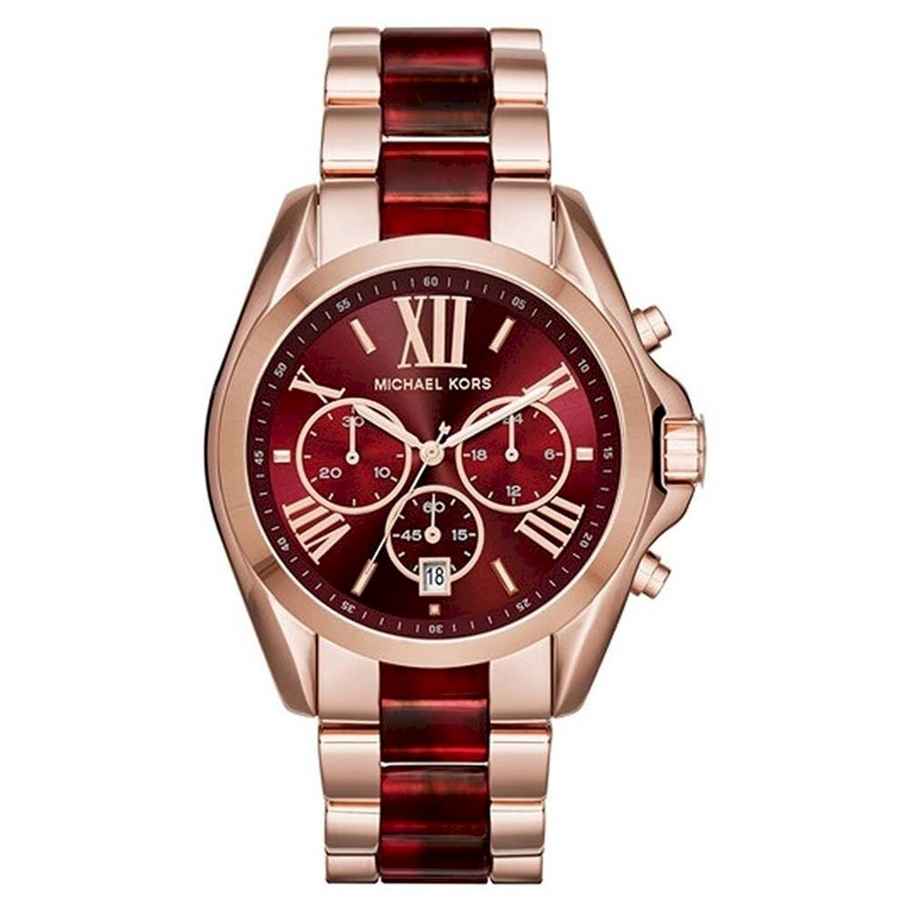 Reloj Michael Kors Bradshaw Borgoña Mujer MK6270