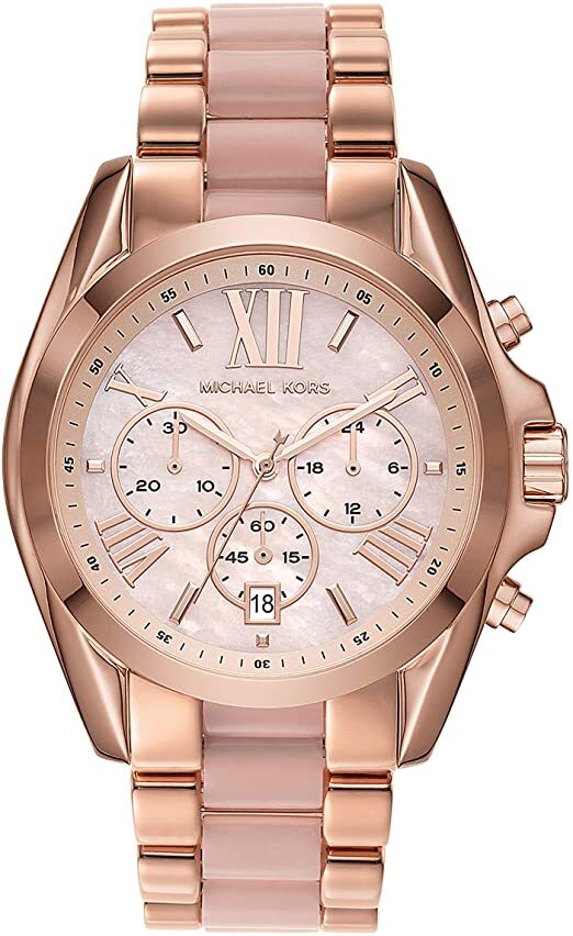 Michael Kors Bradshaw Reloj cronógrafo de cuarzo para mujer MK6830