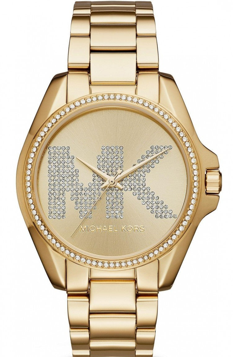 Michael Kors Bradshaw Crystal Bezel Gold-Tone Women's Watch - MK6555