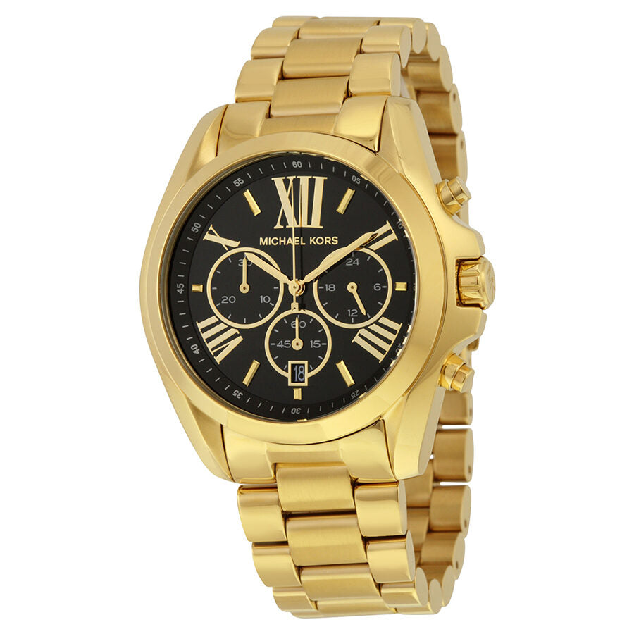 Michael Kors Mid-Size Bradshaw Chronograph Gold-Tone Women's Watch - MK5739