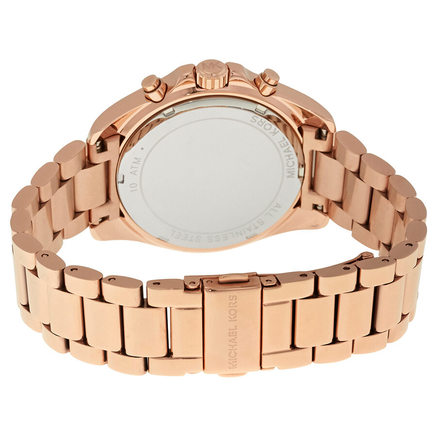 Michael Kors Bradshaw Chronograph Rose Gold Women's Watch - MK6321