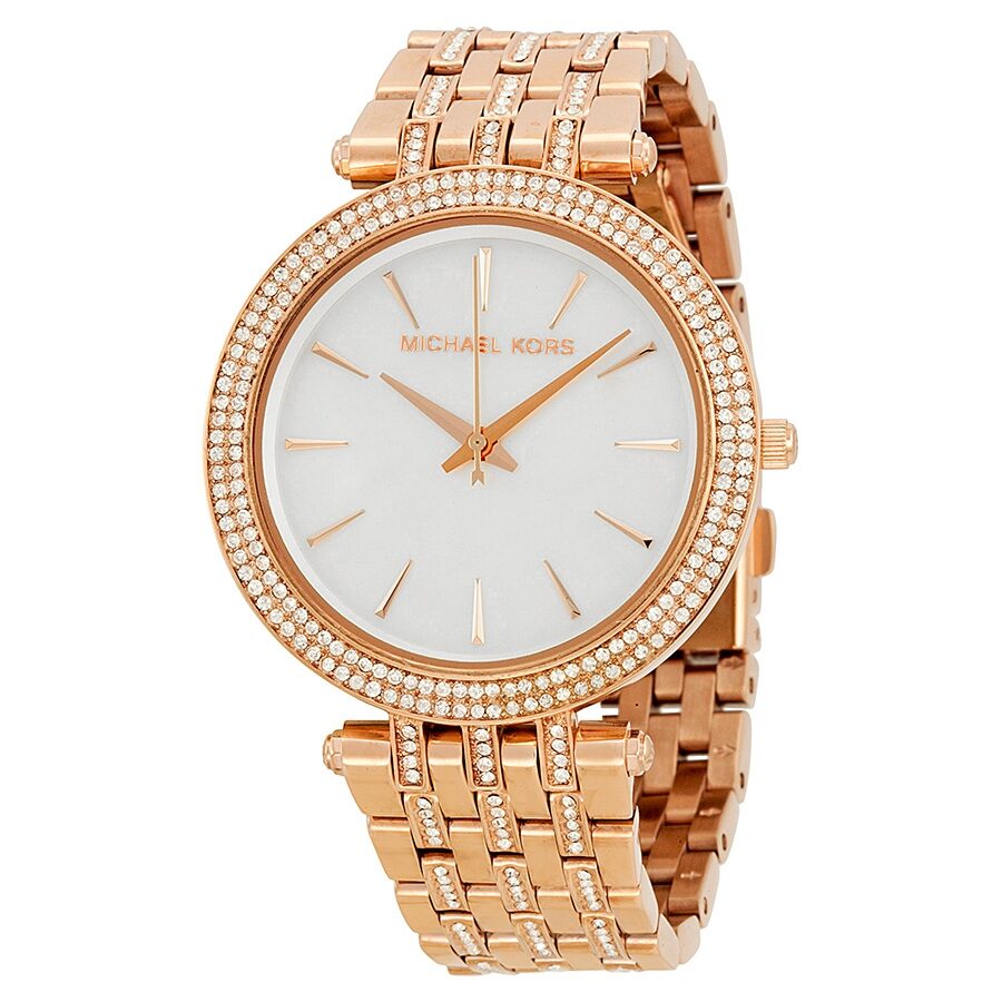 Michael Kors Darci Madre de Perla Dial Crystal Ladies Reloj MK3220