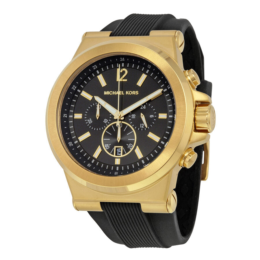 Michael Kors Dylan Reloj cronógrafo con esfera negra para hombre MK8445