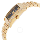 ساعة مايكل كورس النسائية MK4742، مصنوعة من الكريستال الكوارتز إيمري، بمينا أخضر.