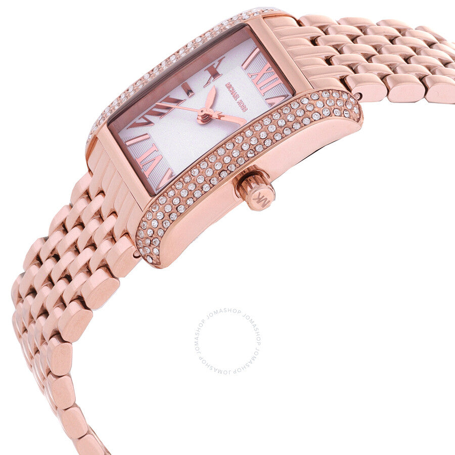 Michael Kors Emery Quartz Crystal White Dial Ladies Watch MK4743