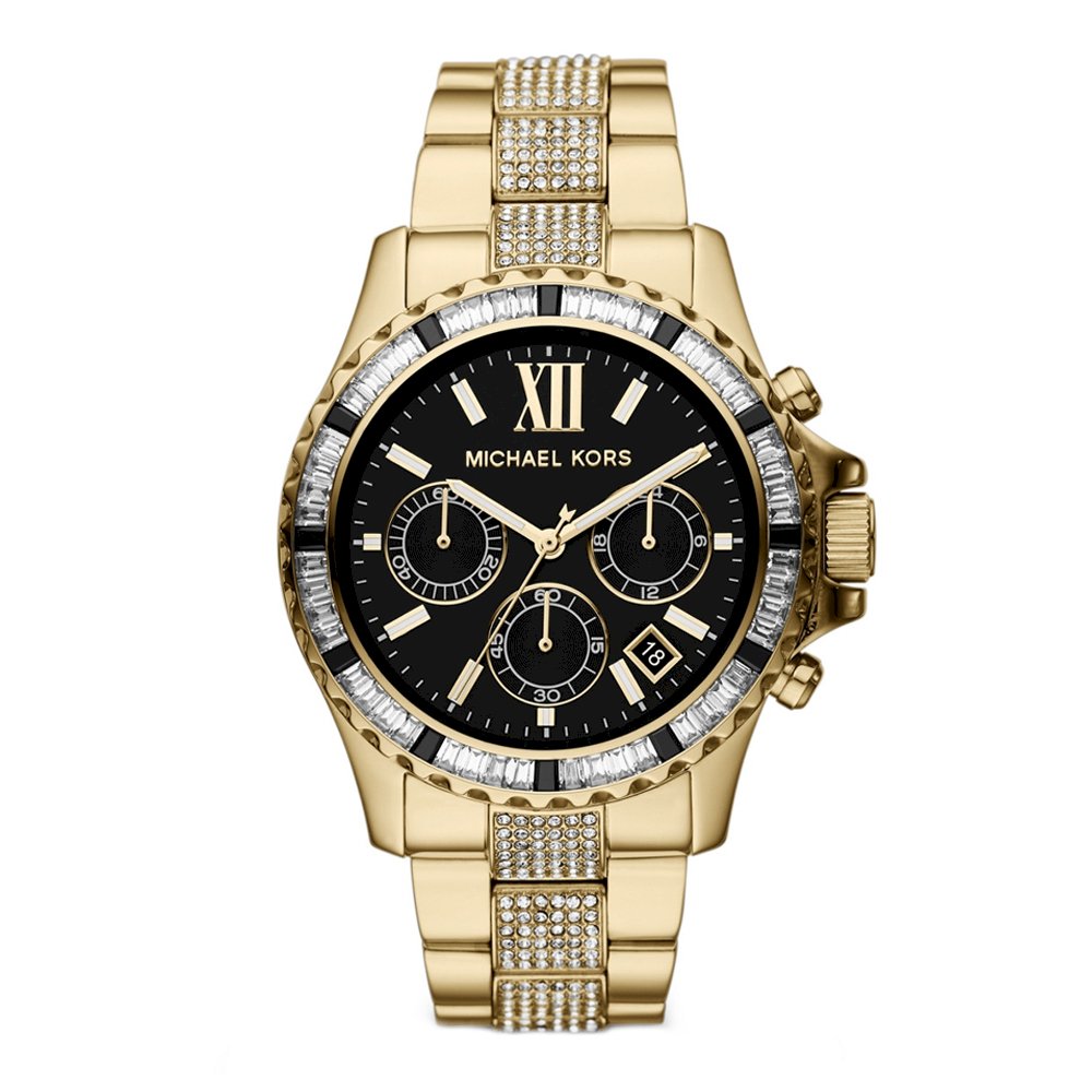 Michael Kors Everest Reloj de mujer con esfera negra MK5828