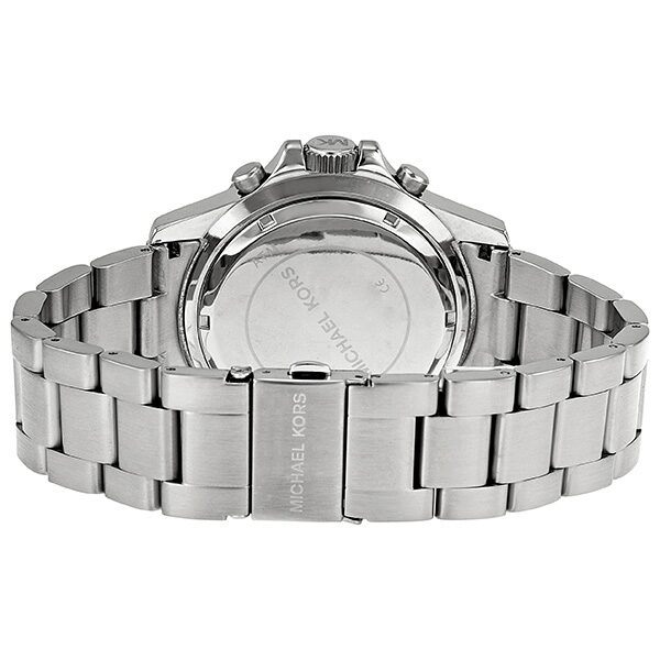 Michael Kors Everest Chronograph Black Dial Silver Men's Watch - MK8256
