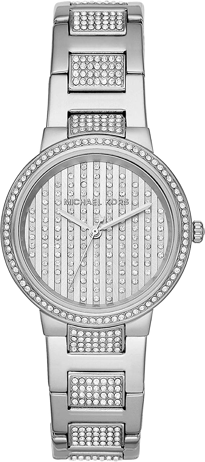 Reloj Mujer Michael Kors Gabbi Glitz Plata MK3984