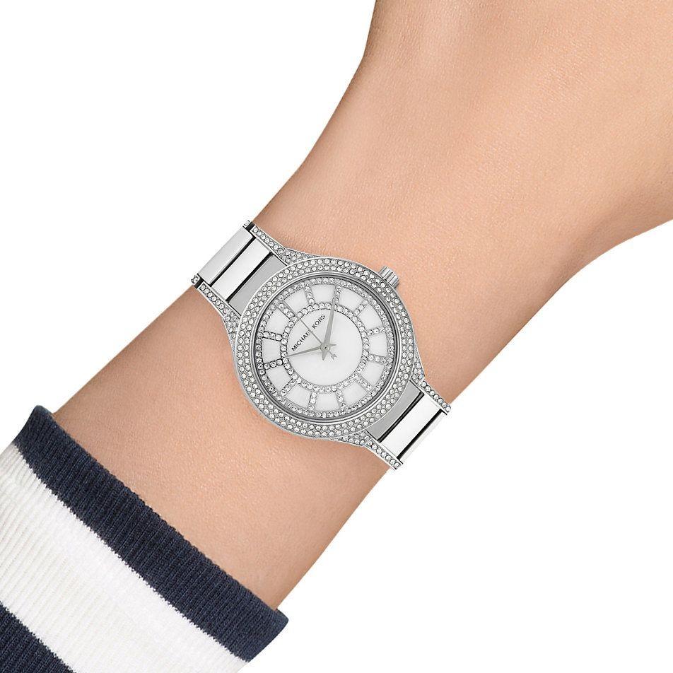 Michael Kors Kerry MOP Dial Silver-Tone Women's Watch - MK3311