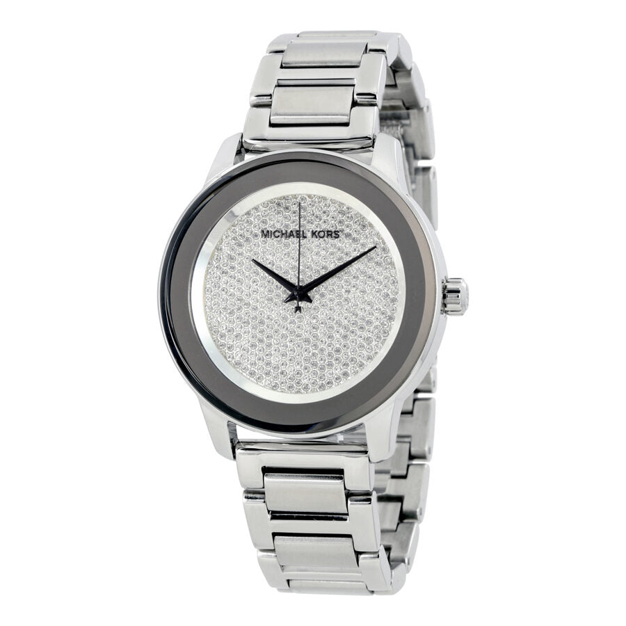 Michael Kors Kinley Diamond Pave Silver-Tone Men's Watch - MK5996