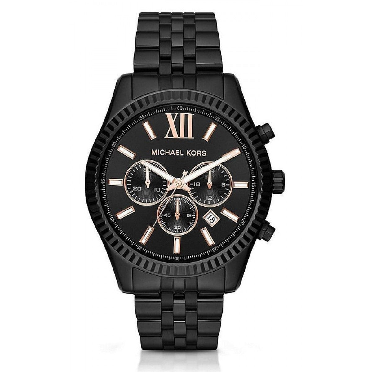 Michael Kors Lexington Reloj cronógrafo negro para hombre MK8467