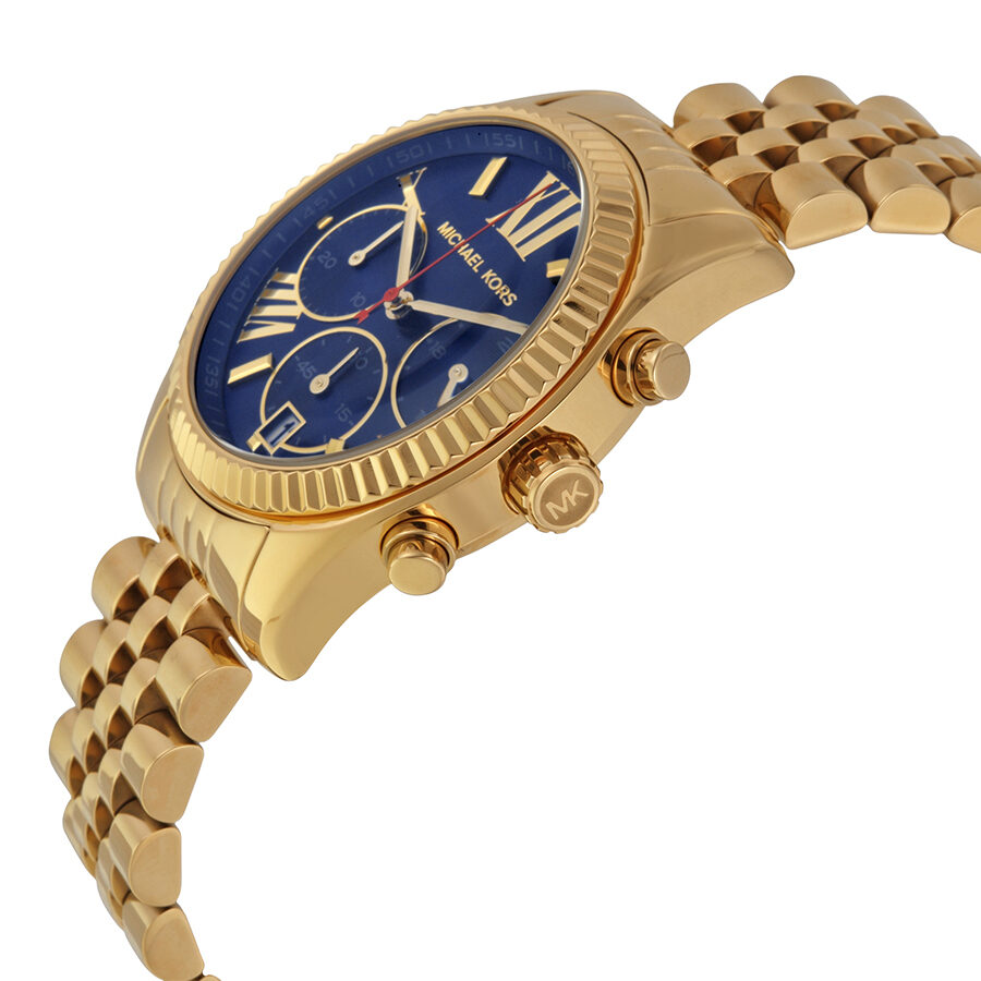 Michael Kors Lexington Chronograph Blue Dial Ladies Watch MK6206