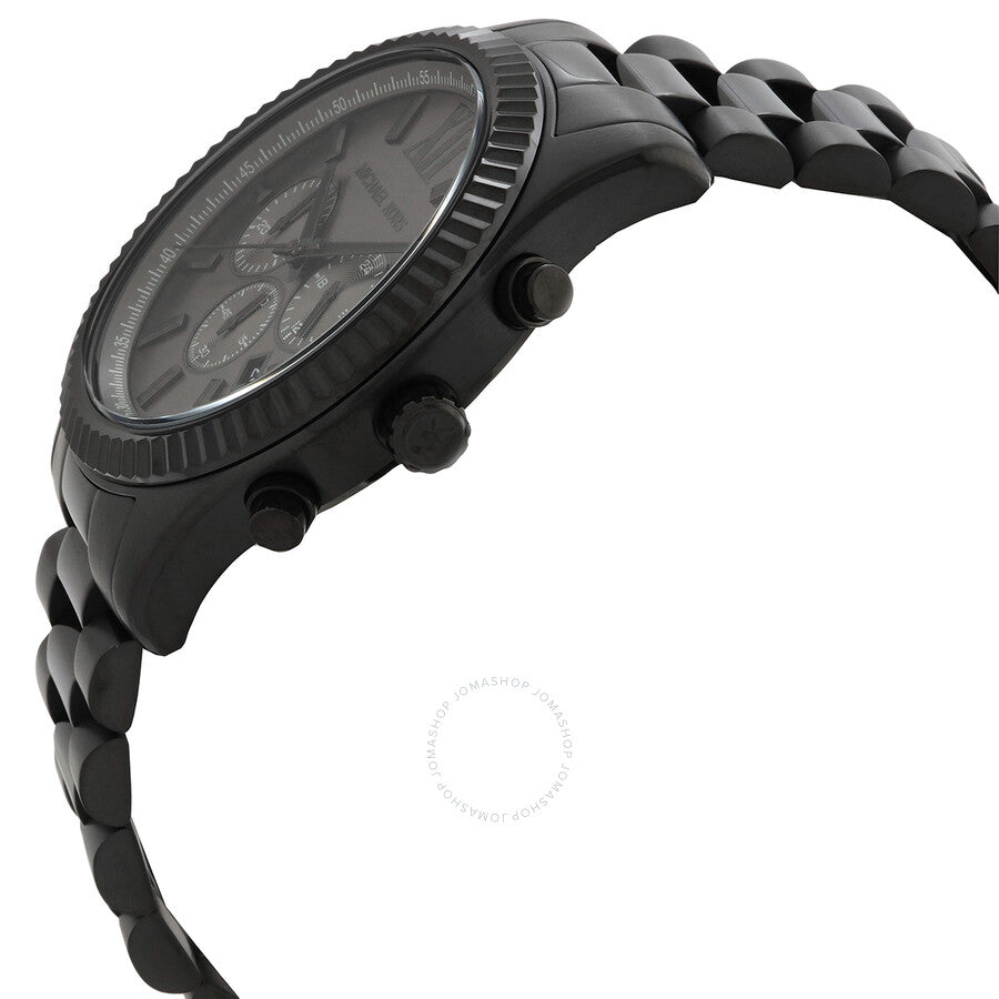 Michael Kors Lexington Chronograph Quartz Black Dial Men's Watch - MK9154