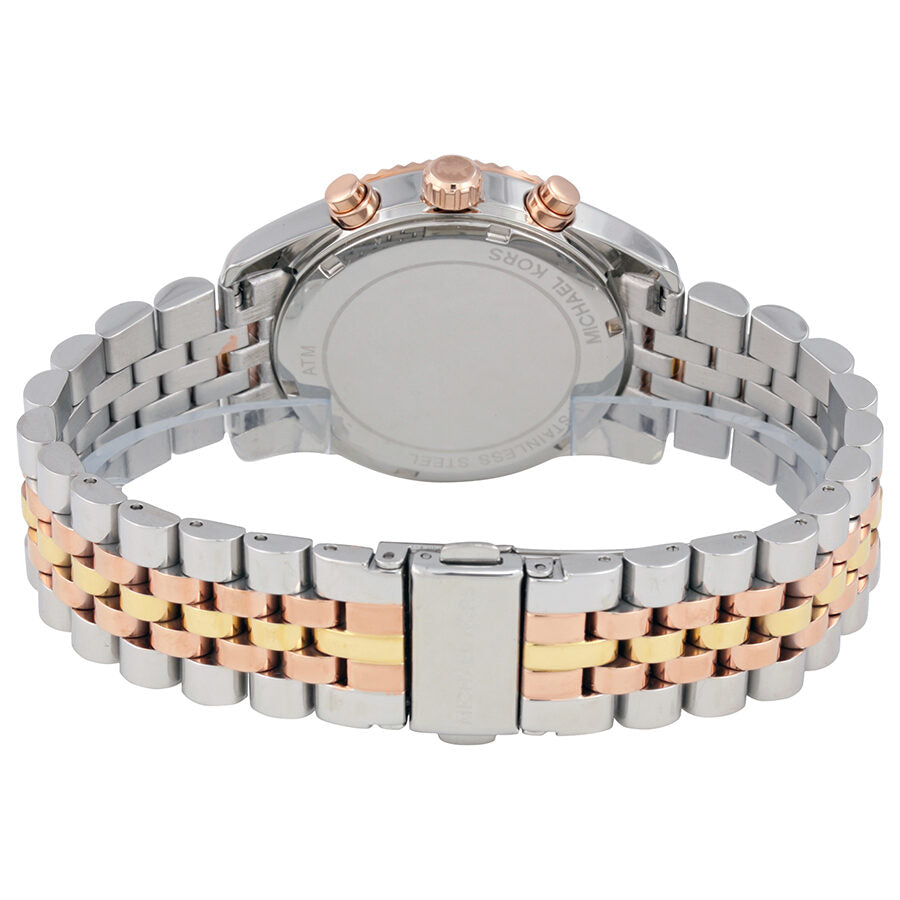 Michael Kors Lexington Chronograph Tri-Tone Women's Watch - MK5735