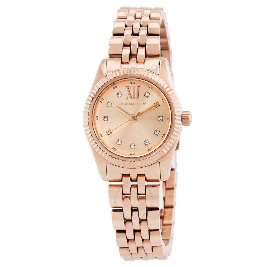 Michael Kors Lexington Quartz Rose Gold Dial Ladies Watch MK4739