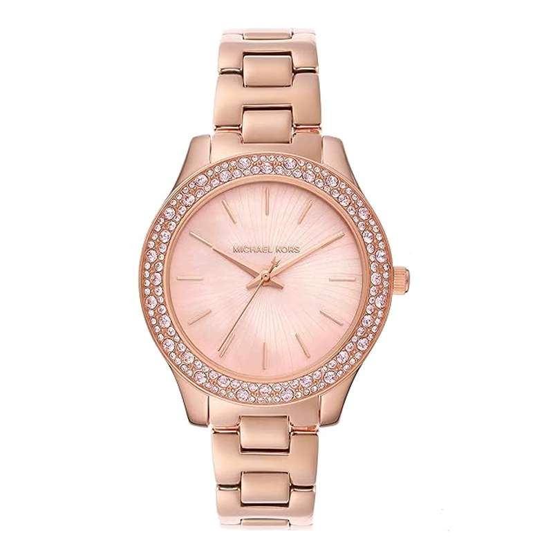 Michael Kors Liliane Rose Gold Ladies Watch - MKO1068