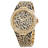 Michael Kors Oversized Lennox Animal Pave Quartz Watch MK7284 - Watches of America