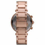 Michael Kors Parker Reloj cronógrafo con esfera morada y rosa para mujer MK6169