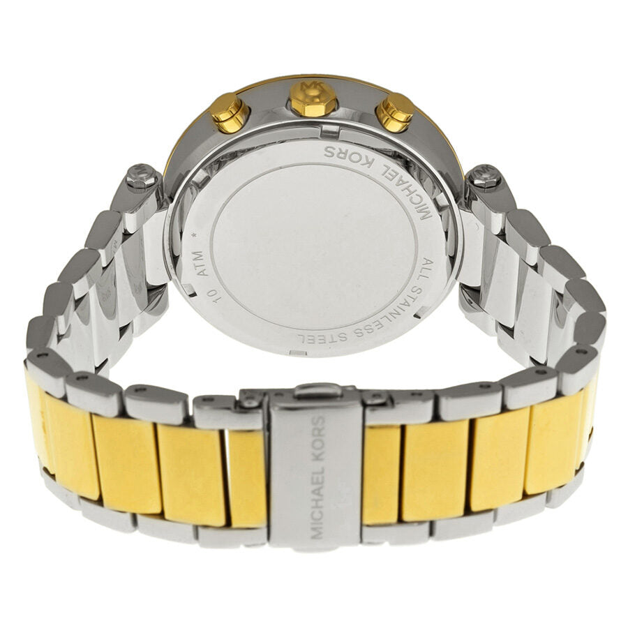 Michael Kors Parker Glitz Silver Dial Two-tone Ladies Watch MK5626