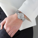 ساعة مايكل كورس باركر متعددة الوظائف فضية اللون للسيدات MK5615